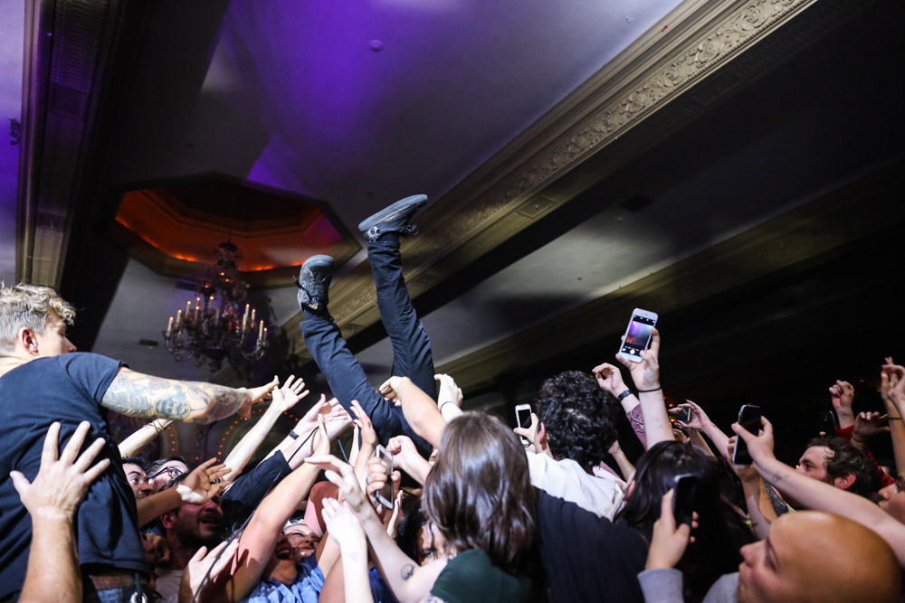 Foals, Crystal Ballroom, photo by Sydnie Kobza