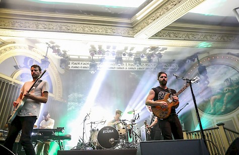 Foals, Crystal Ballroom, photo by Sydnie Kobza