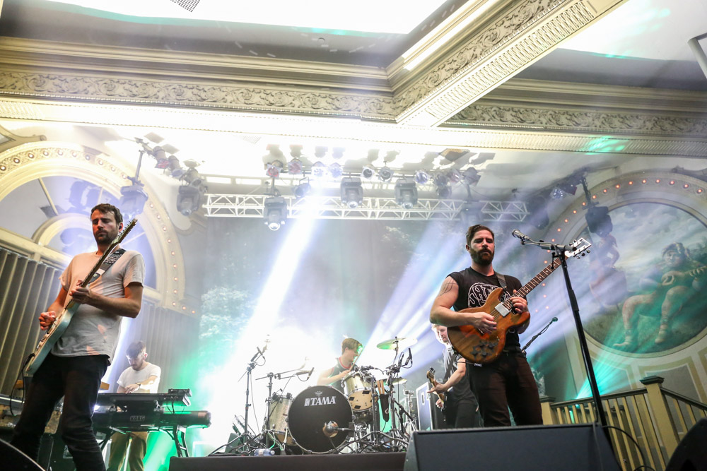 Foals, Crystal Ballroom, photo by Sydnie Kobza