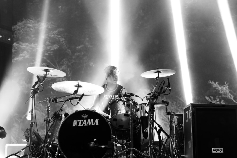 Foals, Crystal Ballroom, photo by Sydnie Kobza