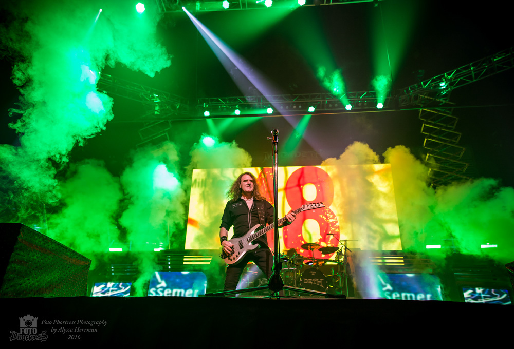 Megadeth, Matthew Knight Arena, photo by Alyssa Herrman