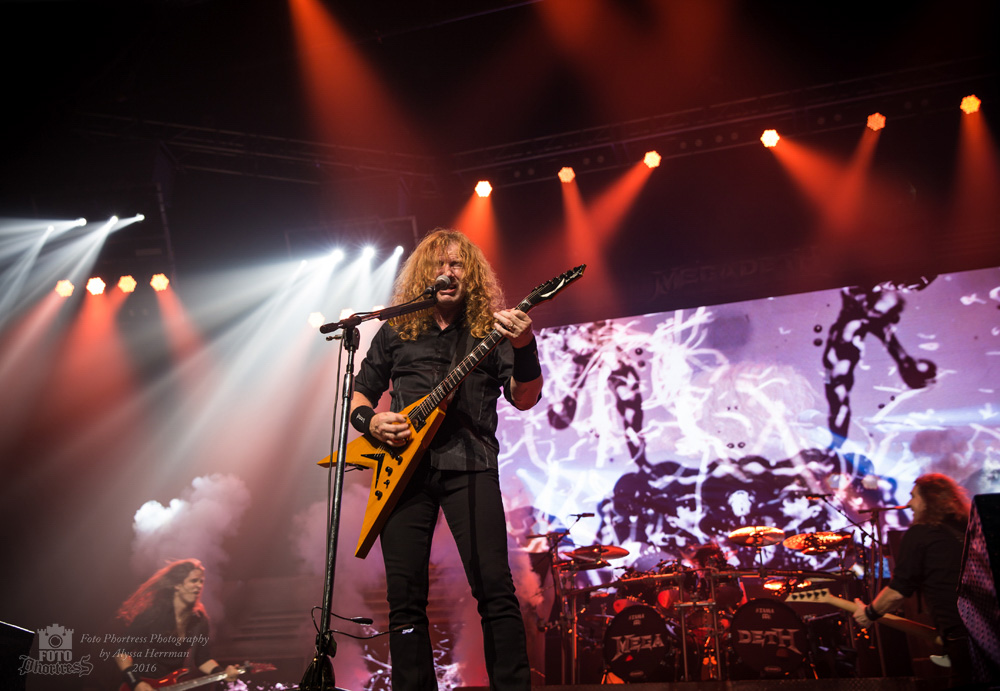 Megadeth, Matthew Knight Arena, photo by Alyssa Herrman