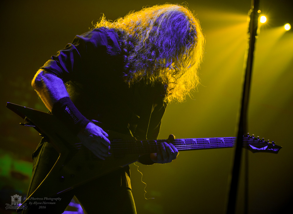 Megadeth, Matthew Knight Arena, photo by Alyssa Herrman