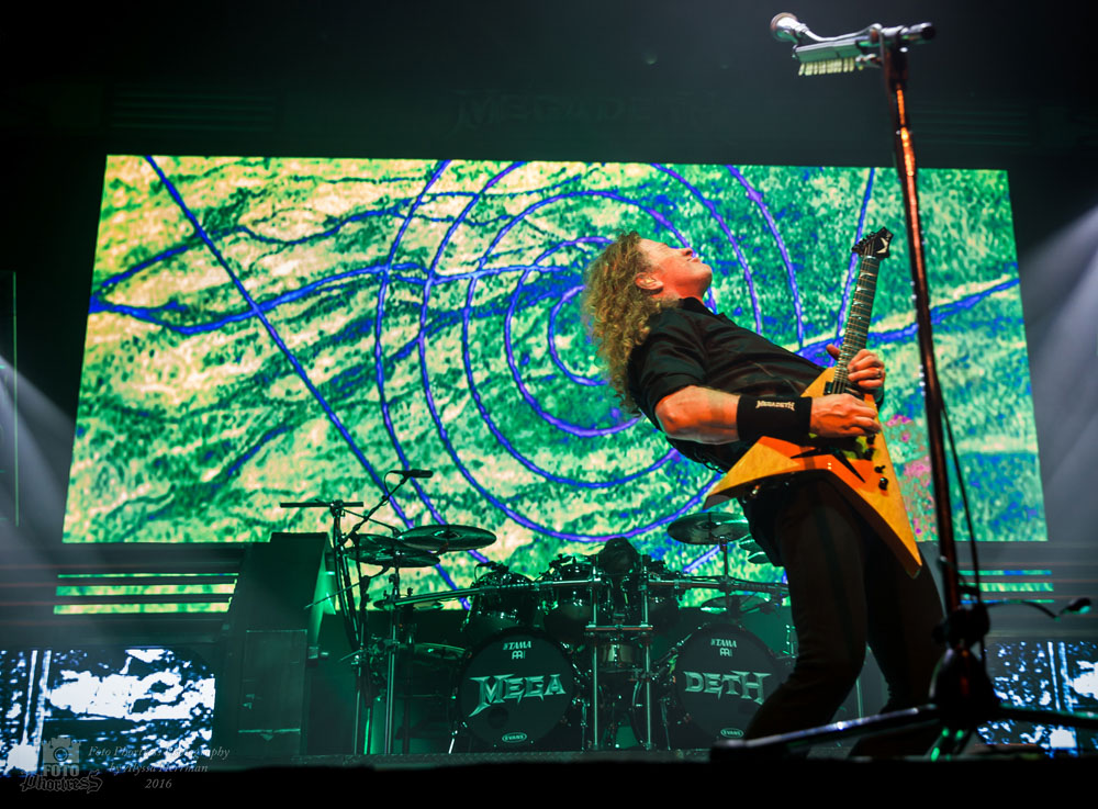 Megadeth, Matthew Knight Arena, photo by Alyssa Herrman