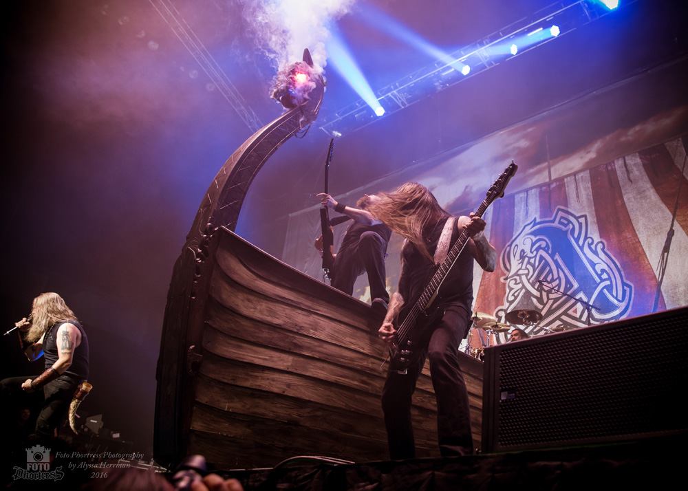 Amon Amarth, Matthew Knight Arena, photo by Alyssa Herrman