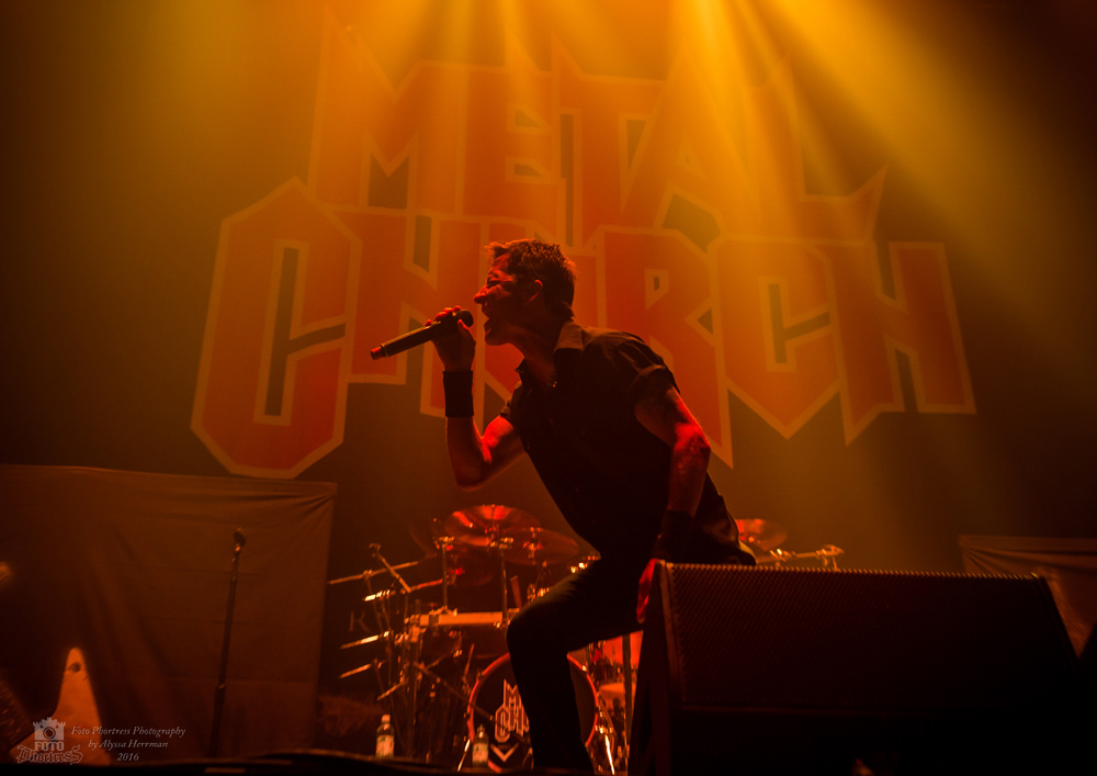 Metal Church, Matthew Knight Arena, photo by Alyssa Herrman