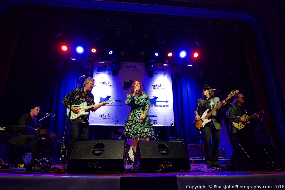 Duffy Bishop, Oregon Music Hall of Fame, Aladdin Theater, photo by John Alcala