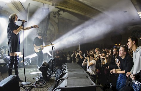 Phantogram, Crystal Ballroom, photo by Jordan Sleeth