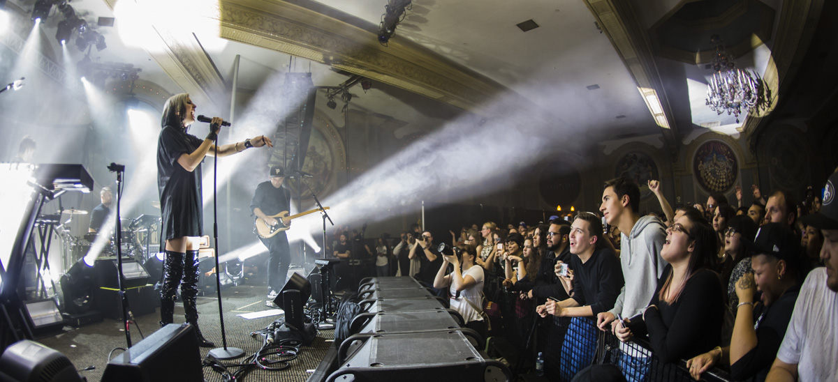 Phantogram, Crystal Ballroom, photo by Jordan Sleeth