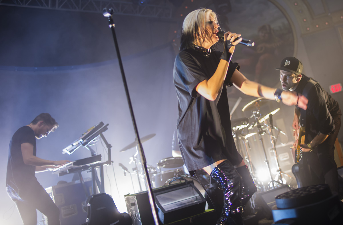 Phantogram, Crystal Ballroom, photo by Jordan Sleeth