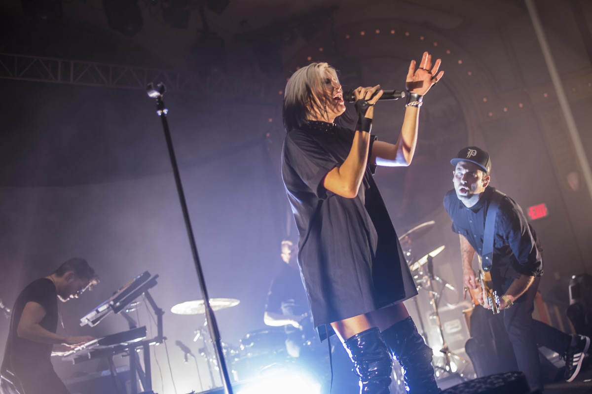 Phantogram, Crystal Ballroom, photo by Jordan Sleeth