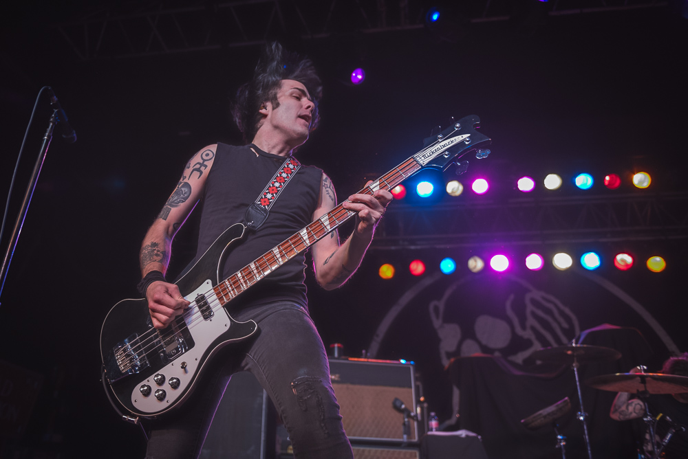 Against Me!, Roseland Theater, photo by Jeff Ryan