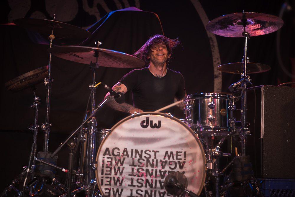 Against Me!, Roseland Theater, photo by Jeff Ryan