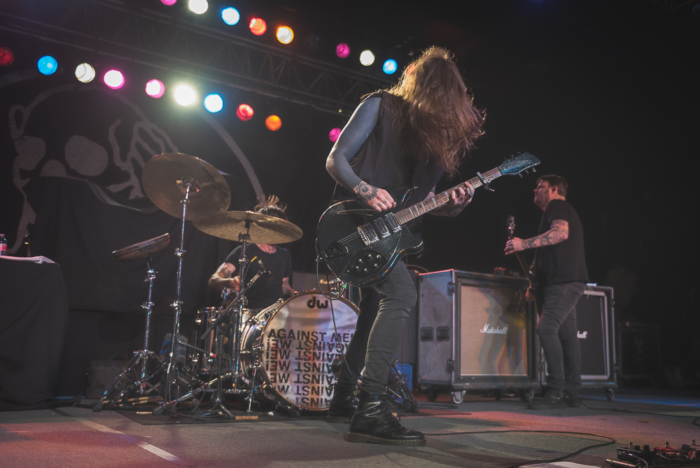 Against Me!, Roseland Theater, photo by Jeff Ryan