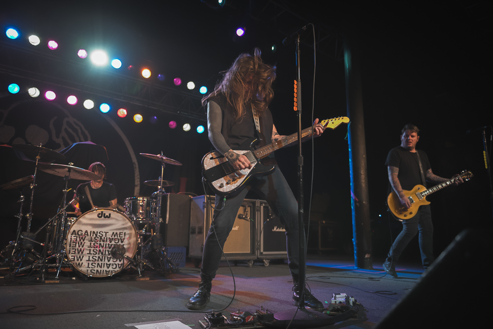 Against Me!, Roseland Theater, photo by Jeff Ryan
