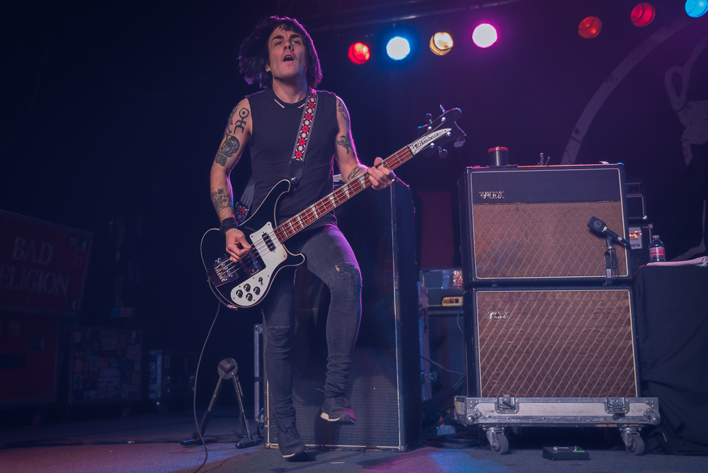 Against Me!, Roseland Theater, photo by Jeff Ryan