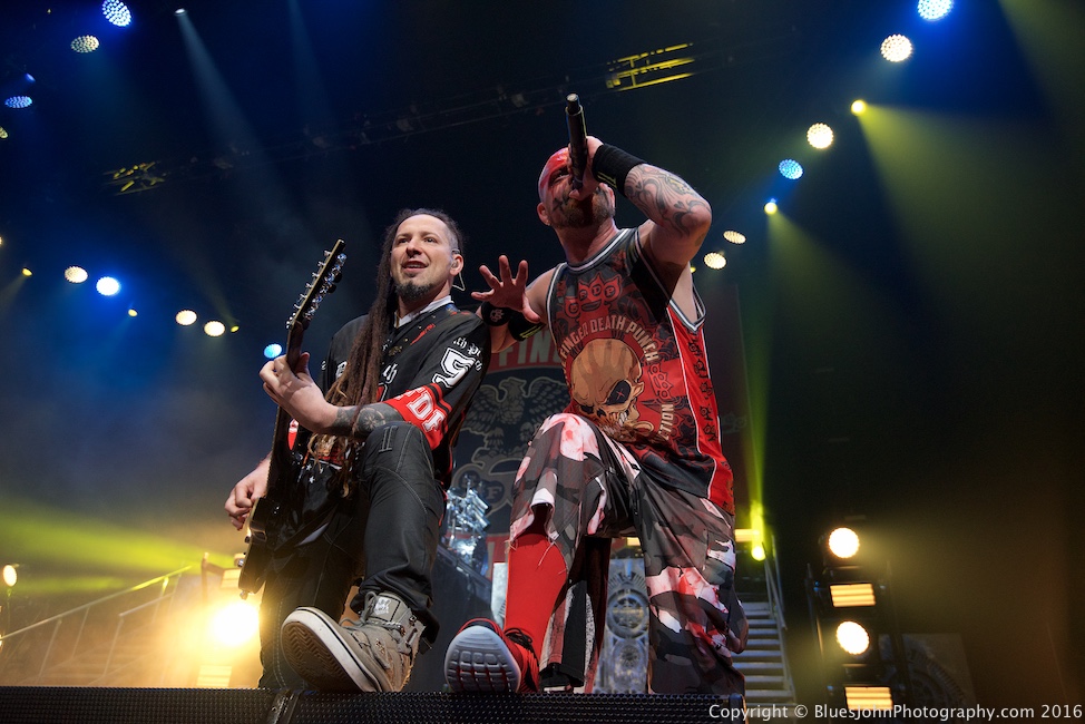 Five Finger Death Punch, Moda Center, photo by John Alcala