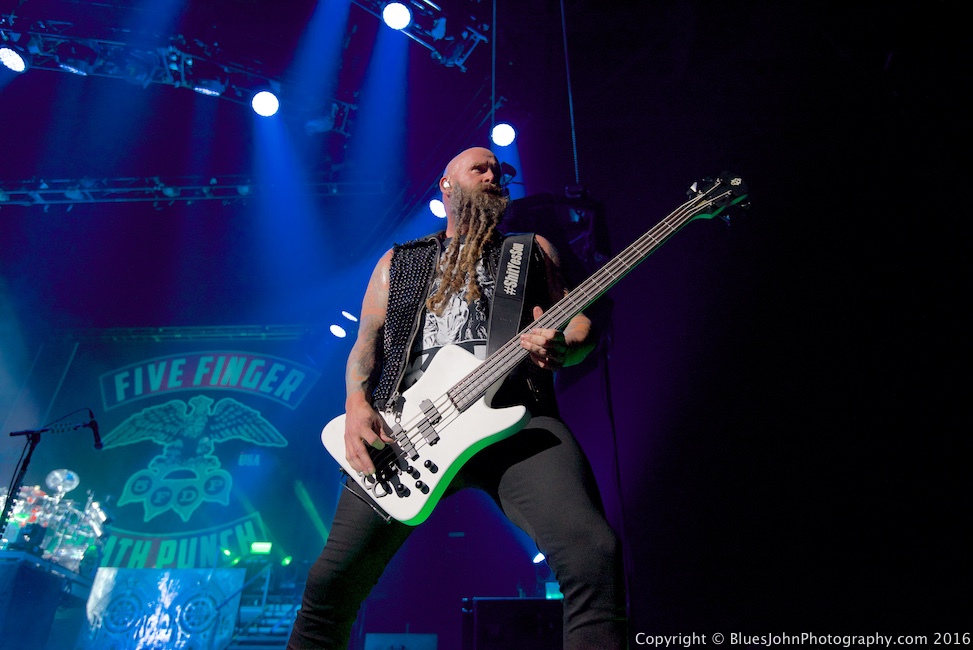 Five Finger Death Punch, Moda Center, photo by John Alcala