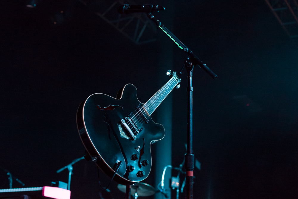 Jim James, Roseland Theater, photo by Blake Sourisseau