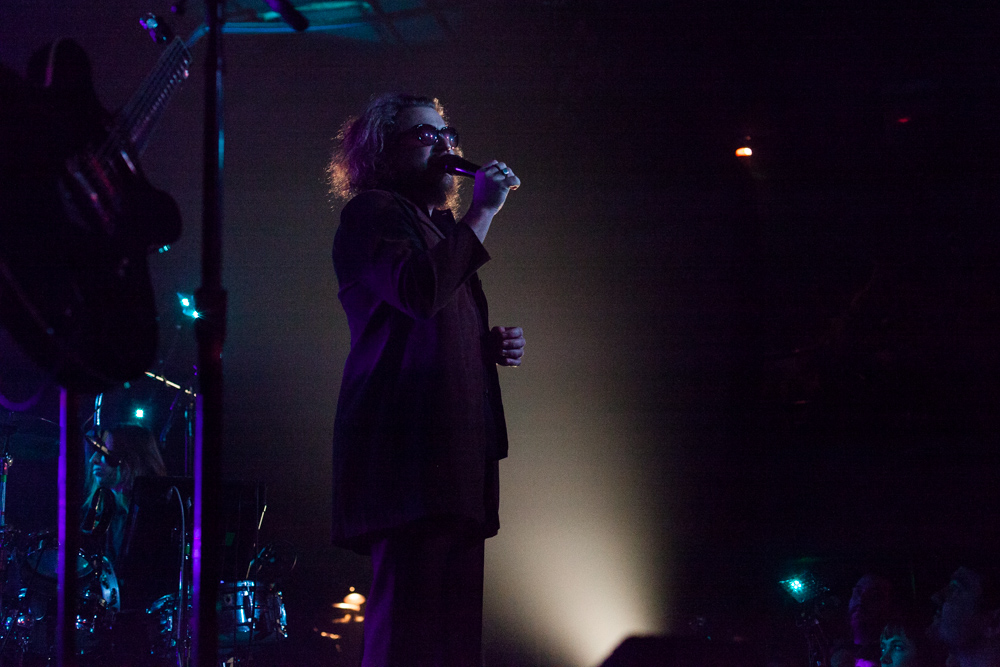 Jim James, Roseland Theater, photo by Blake Sourisseau