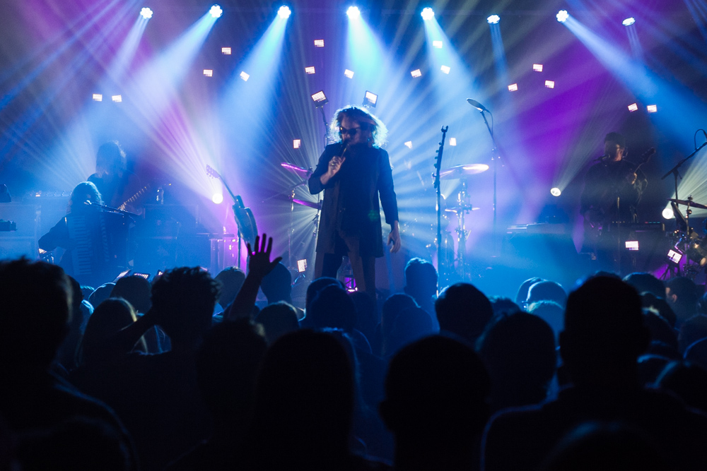 Jim James, Roseland Theater, photo by Blake Sourisseau