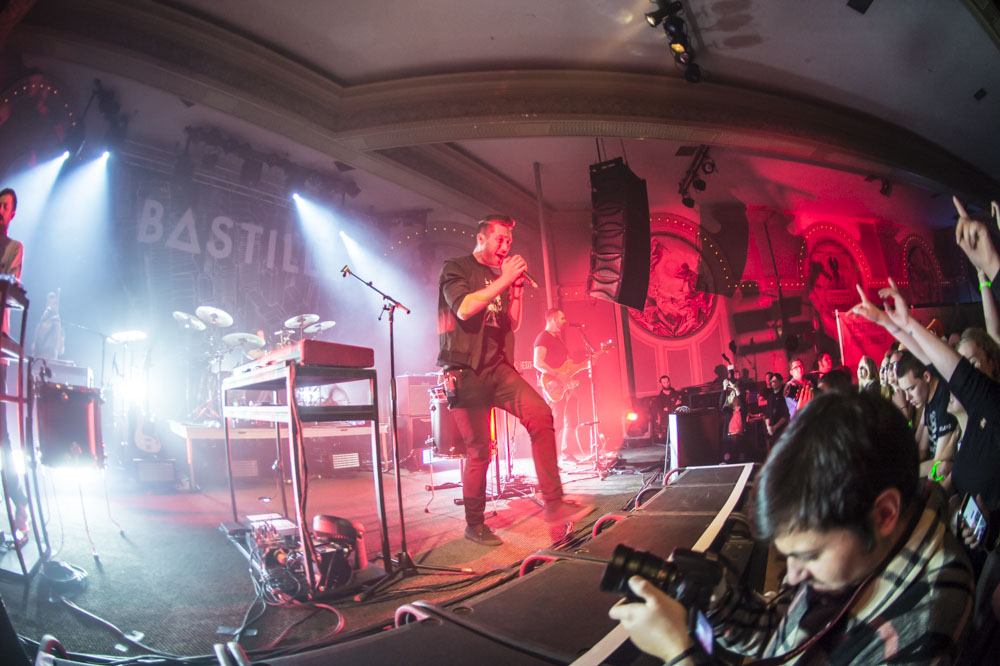 Bastille, Crystal Ballroom, 94.7 FM, photo by Jordan Sleeth