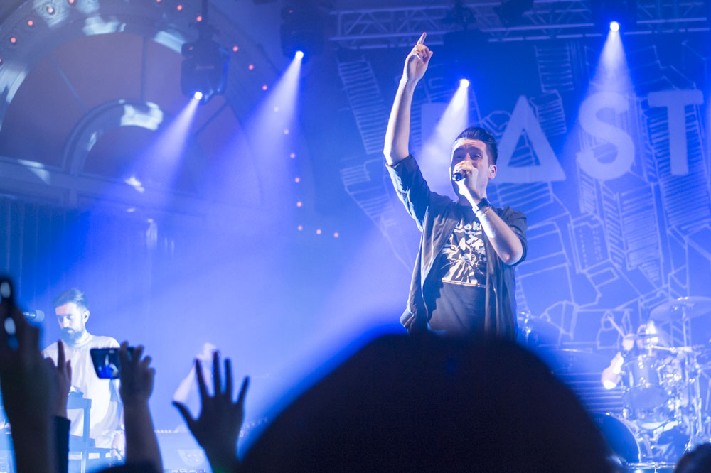 Bastille, Crystal Ballroom, 94.7 FM, photo by Jordan Sleeth