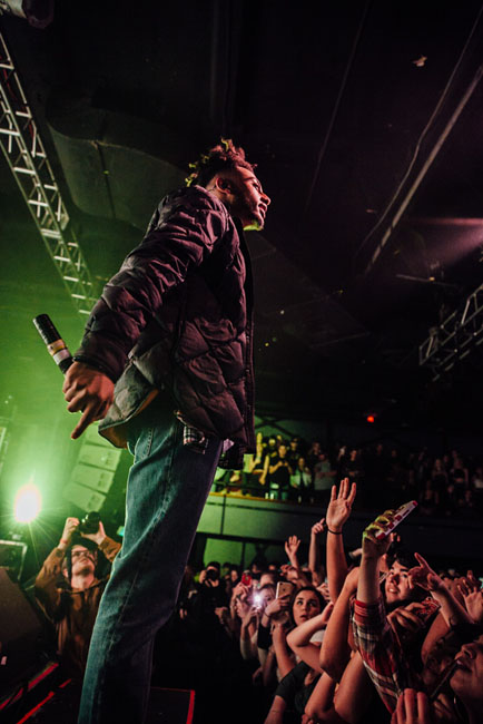 Aminé, Roseland Theater, photo by Tojo Andrianarivo