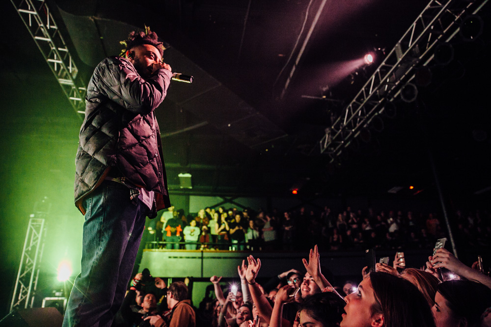 Aminé, Roseland Theater, photo by Tojo Andrianarivo
