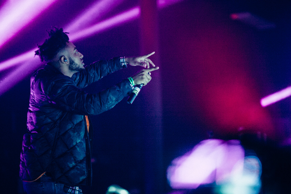 Aminé, Roseland Theater, photo by Tojo Andrianarivo