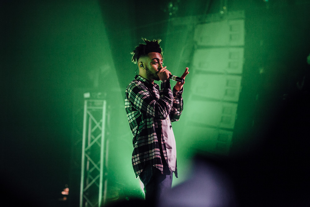 Aminé, Roseland Theater, photo by Tojo Andrianarivo