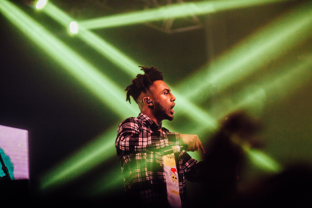 Aminé, Roseland Theater, photo by Tojo Andrianarivo