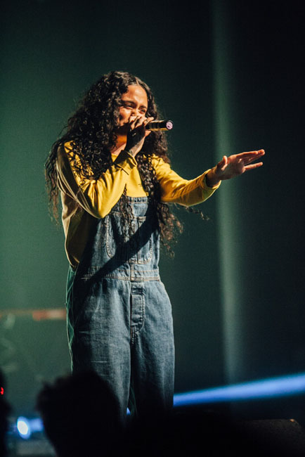 Kehlani, Roseland Theater, photo by Tojo Andrianarivo