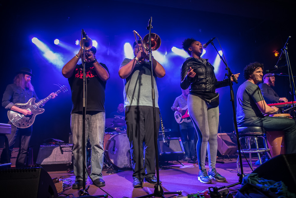 Jans Ingber's Funk Fellowship, Wonder Ballroom, photo by Miss Ellanea
