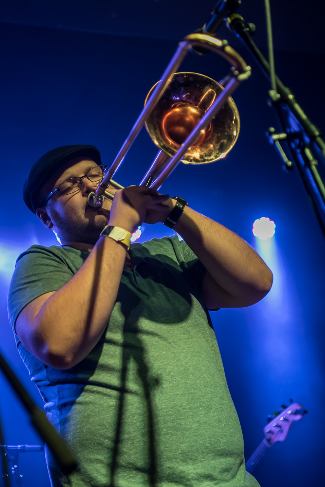 Jans Ingber's Funk Fellowship, Wonder Ballroom, photo by Miss Ellanea