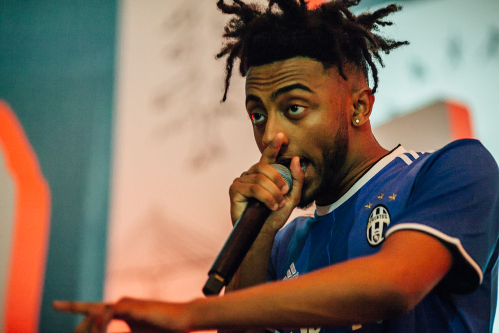 Aminé, Flex Space, photo by Tojo Andrianarivo