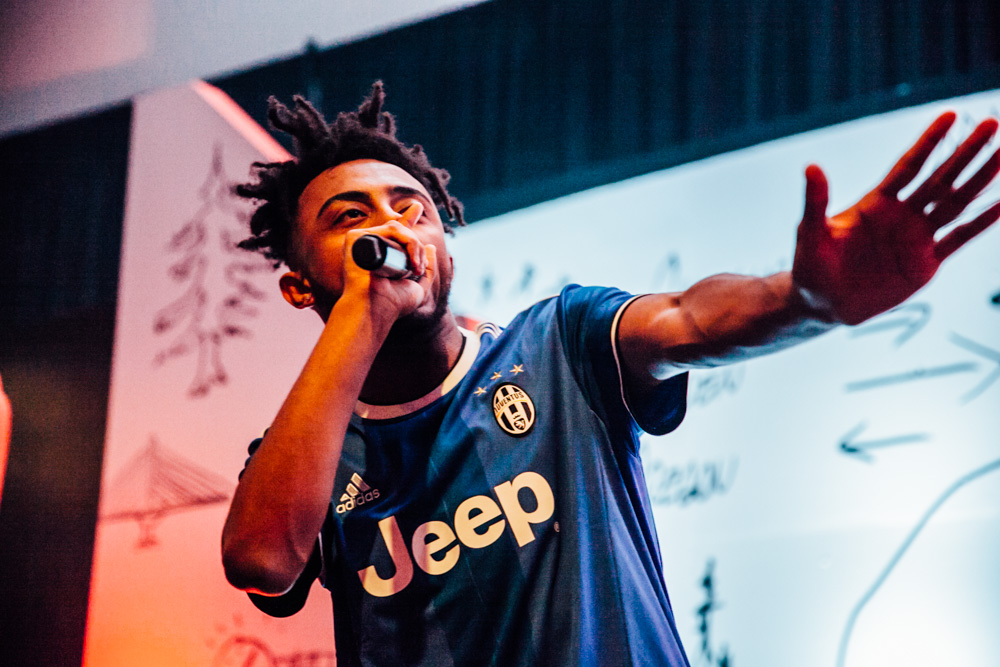 Aminé, Flex Space, photo by Tojo Andrianarivo