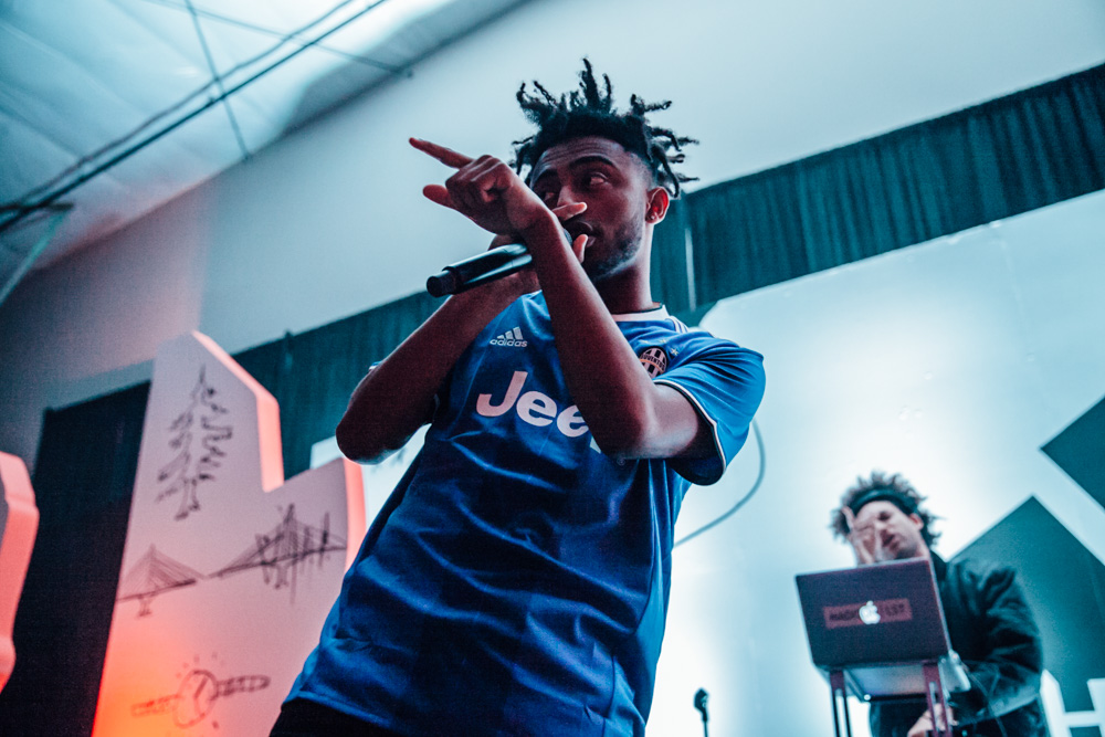 Aminé, Flex Space, photo by Tojo Andrianarivo