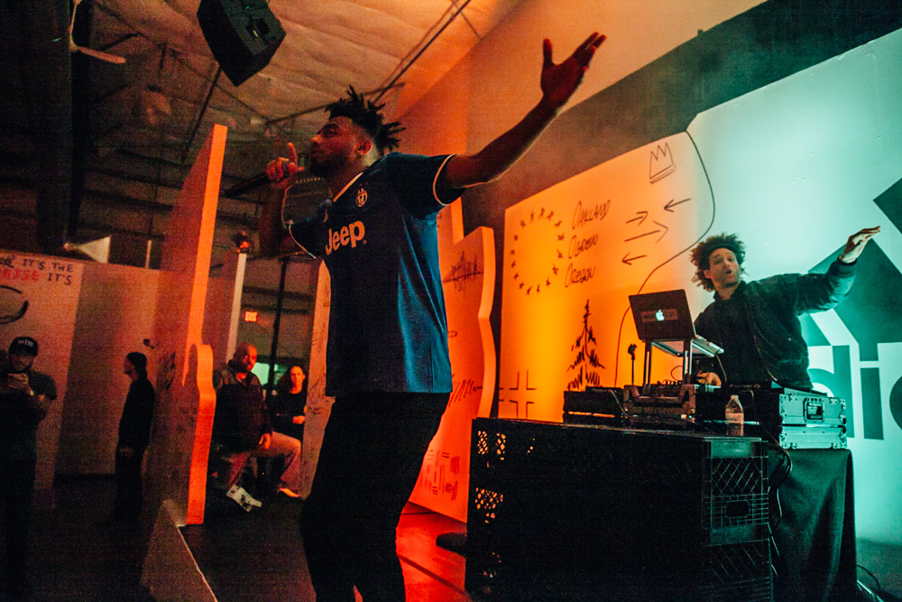 Aminé, Flex Space, photo by Tojo Andrianarivo