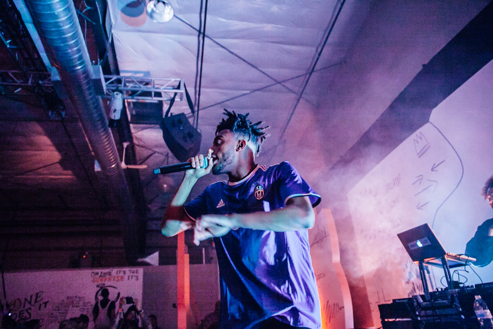 Aminé, Flex Space, photo by Tojo Andrianarivo