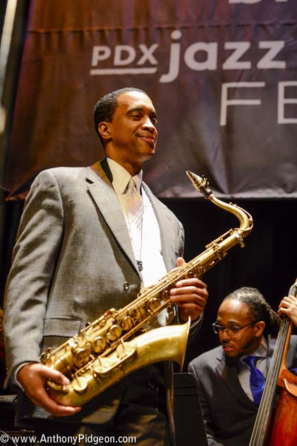 Javon Jackson, PDX Jazz Festival, PDX Jazz, Newmark Theatre, photo by Anthony Pidgeon