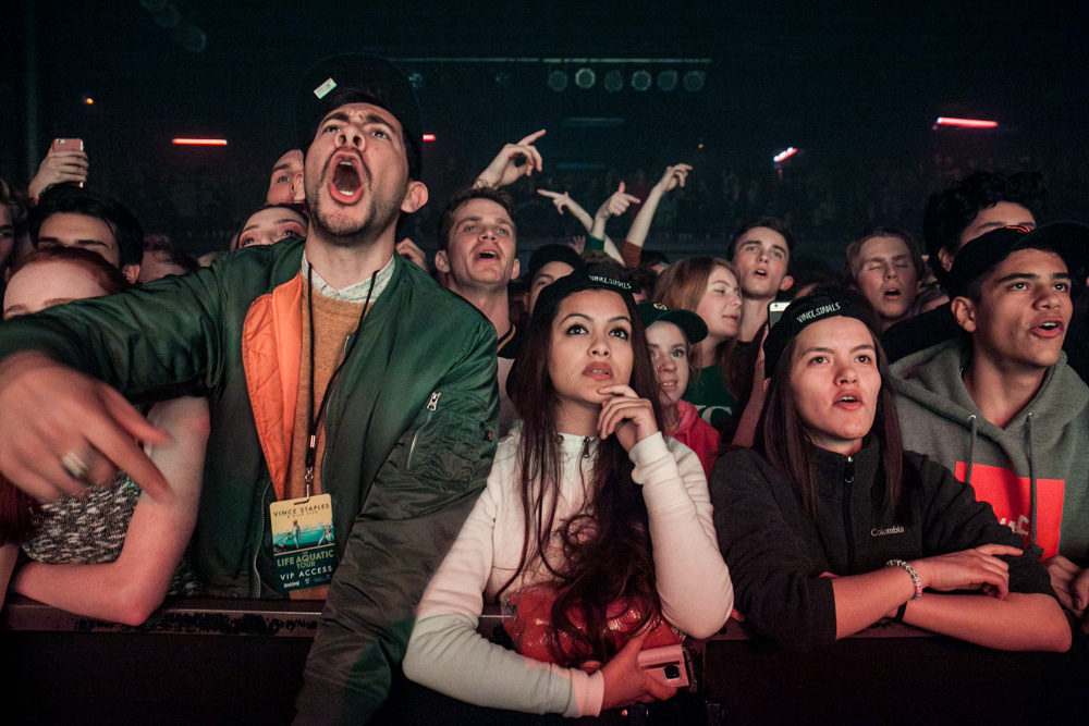 Vince Staples, Roseland Theater, photo by Tojo Andrianarivo