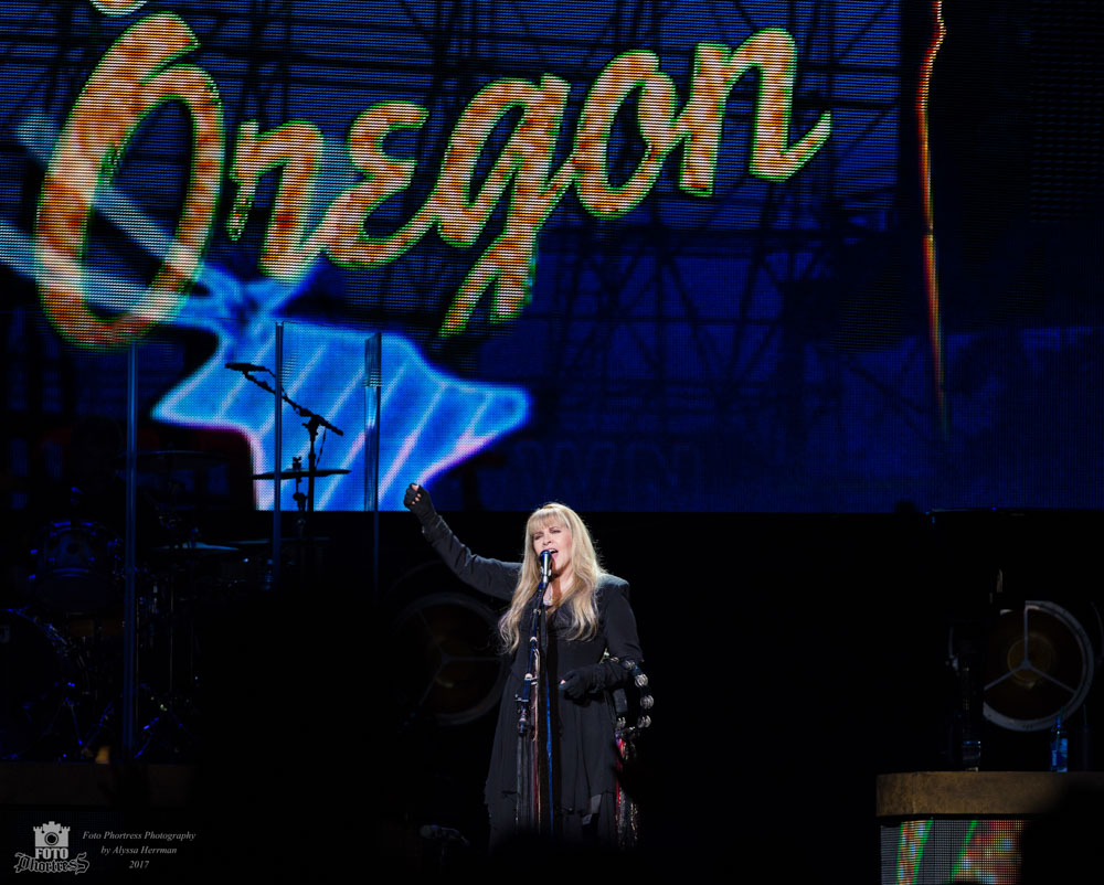 Stevie Nicks, Moda Center, Rose Quarter, photo by Alyssa Herrman