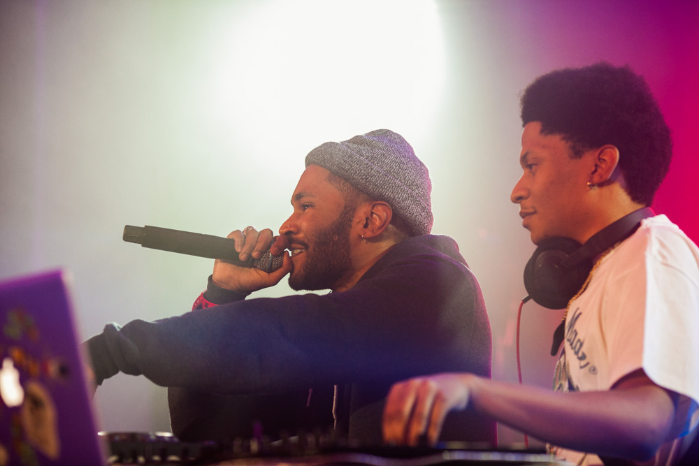Kaytranada, Lou Phelps, Veterans Memorial Coliseum, Rose Quarter, photo by Tojo Andrianarivo