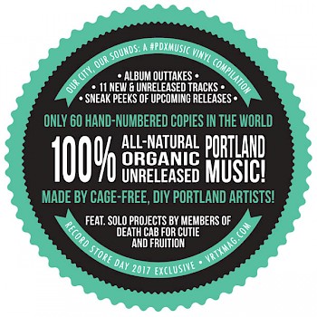 Vortex's first foray into the world of wax is a #PDXmusic vinyl comp featuring 11 unreleased songs from local artists limited to just 60 copies!