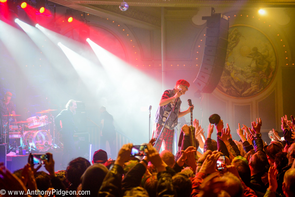 The Damned, Crystal Ballroom, photo by Anthony Pidgeon