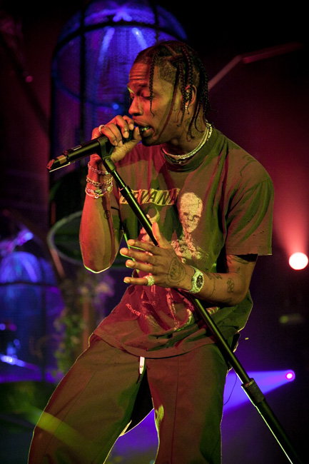 Travis Scott, Veterans Memorial Coliseum, Rose Quarter, photo by Tojo Andrianarivo