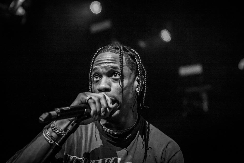Travis Scott, Veterans Memorial Coliseum, Rose Quarter, photo by Tojo Andrianarivo