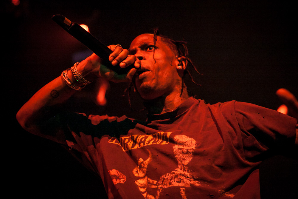Travis Scott, Veterans Memorial Coliseum, Rose Quarter, photo by Tojo Andrianarivo