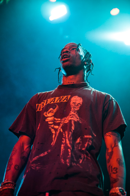 Travis Scott, Veterans Memorial Coliseum, Rose Quarter, photo by Tojo Andrianarivo